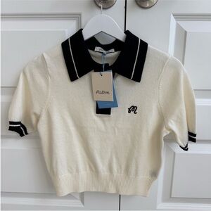 (New w/tag) Malbon Mikayla Knit Polo